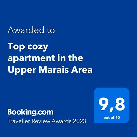 מלון Cozy In The Upper Marais Area פריז
